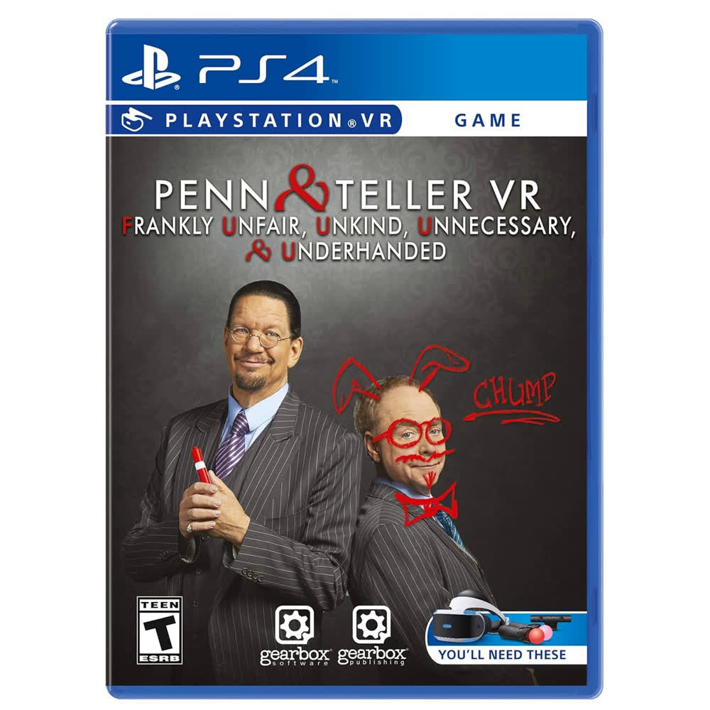 Penn & Teller VR: F U, U, U, & U (только для PS VR)  [PS4, английская версия]