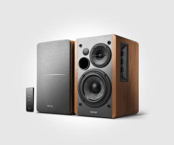 Колонка (пара) EDIFIER R1280T brown. Вых.мощ:21Вт+21Вт.2 дин.кол.Ч.х-ка:75Гц- 18кГц.Соот.сиг/шум:85д