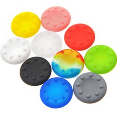 Насадка PS4/ X-BOX ONE /XBOX360/PS3 Cover for Stick Silicon  4 in 1 Прозрачный
